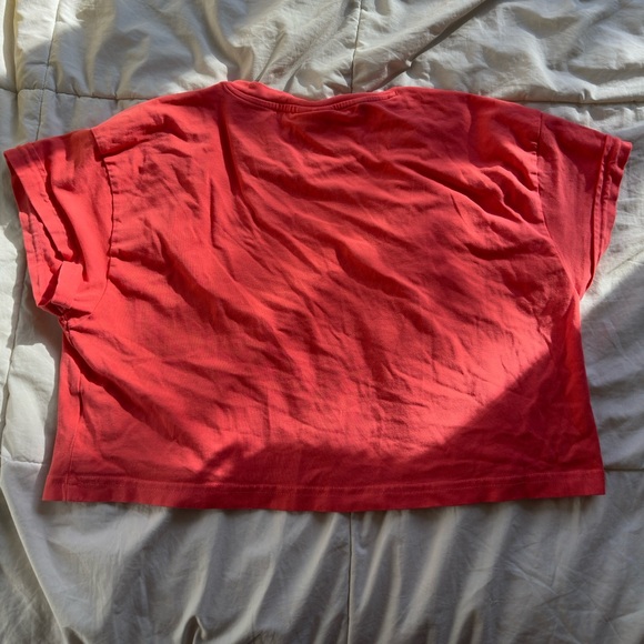Gymshark Cropped Pink Medium Shirt - Picture 2 of 4